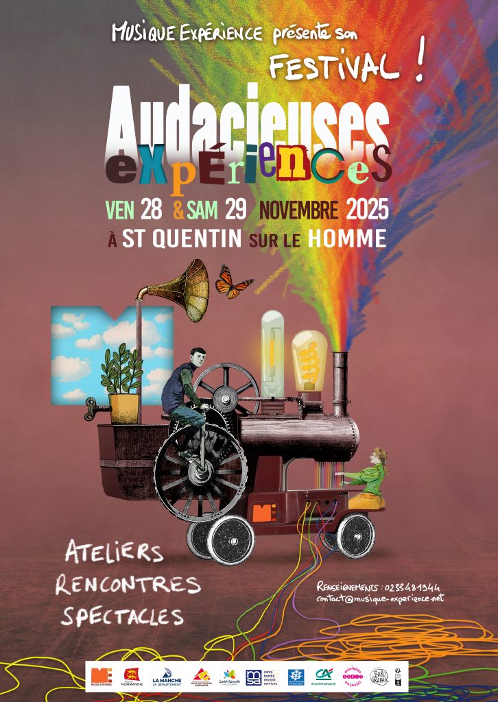 FESTIVAL Les AUDACIEUSES EXPERIENCES #2 les 28 et 29 novembre 2025 à St-Quentin/Homme