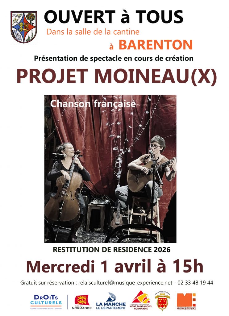 Résidence d'artistes: PROJET MOINEAU(X) restitution 01/04/26