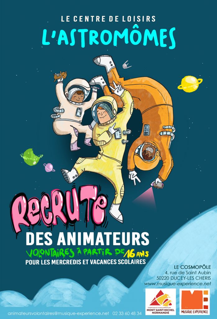 L'astromôme CLSH Musique Expérience recrute animateurs BAFA